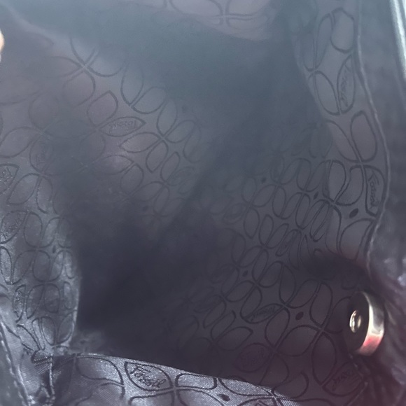 Fossil black pebbled leather purse - Picture 9 of 9